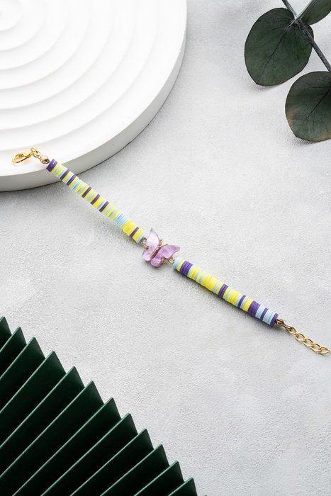 Heliophilia Silver Pulsera Multicolor con Colgante Ajustable Heliophilia Silver Pulsera Multicolor con Colgante Ajustable